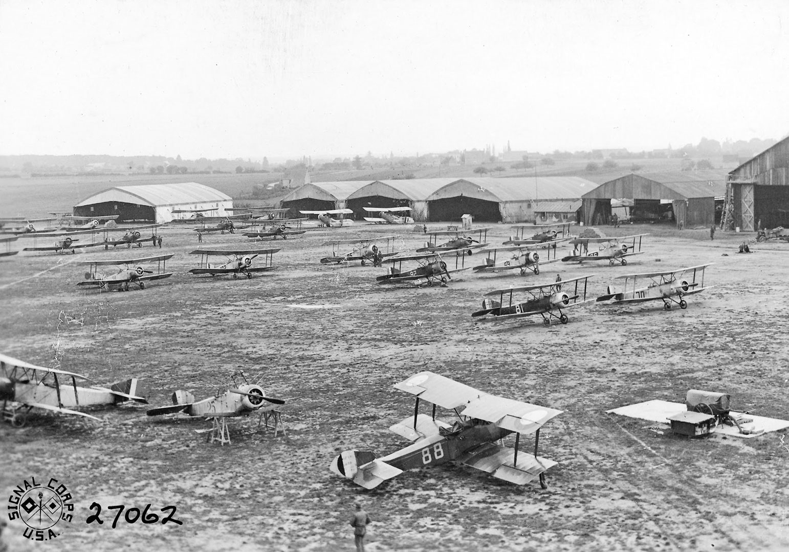 1917 - 1919 : L’école devient américaine avec l’entrée en guerre des États-Unis